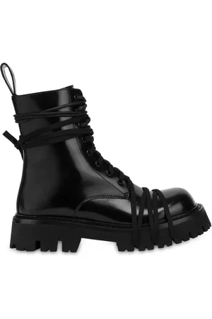 Moschino Lace-up combat boots