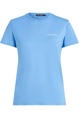 Karl Lagerfeld Logo-embroidered T-shirt