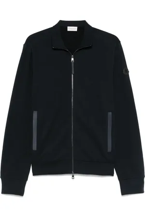 Moncler Suede-trim sweatshirt