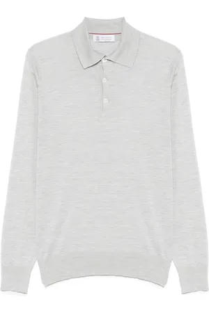 Brunello Cucinelli Fine-knit polo shirt