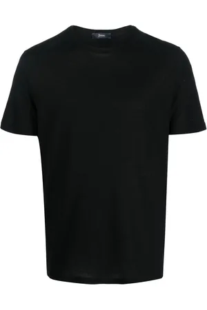 HERNO Logo-plaque cotton T-shirt