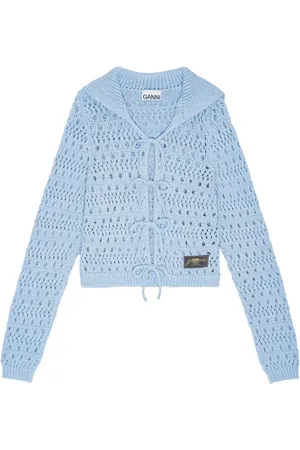 Ganni Open-knit cardigan