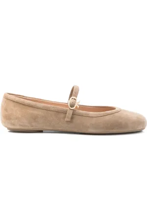 Gianvito Rossi Suede ballet flats