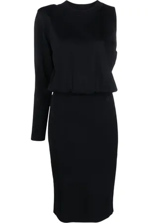 Karl Lagerfeld Single-long sleeve mid dress