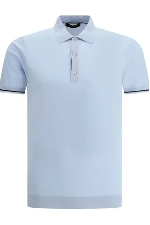 MOORER Piqu?? polo shirt