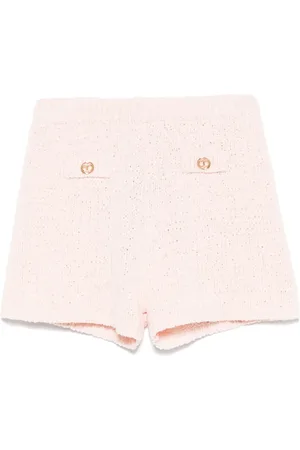 Twin-Set Oval T-buttons knitted shorts