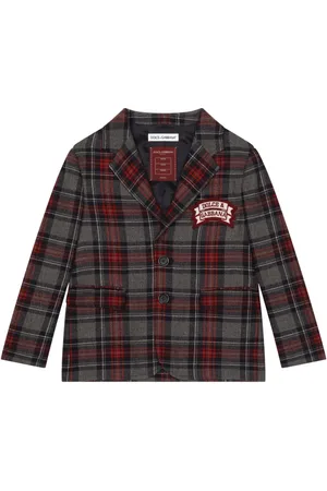 Dolce & Gabbana Logo-patch single-breasted blazer
