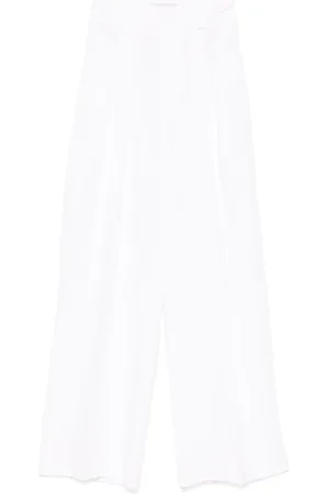 Ermanno Firenze Pleated palazzo trousers