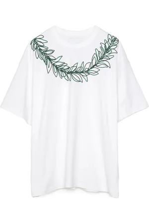 YOSHIO KUBO Cord Leaf t-shirt