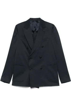 LARDINI Brooch-detail blazer