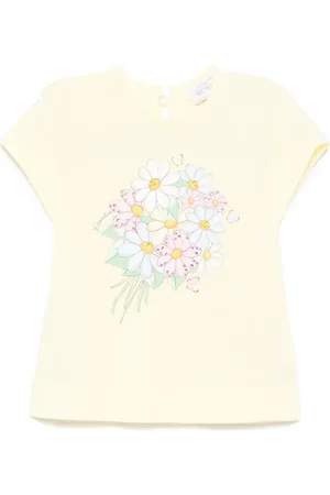 MONNALISA Floral-print T-shirt