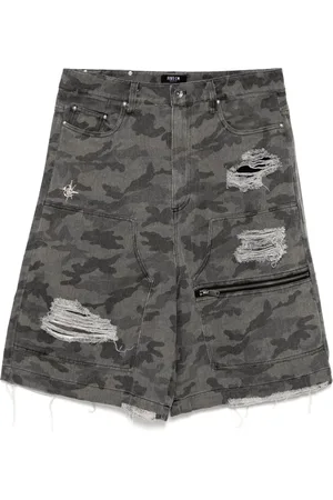FIVE CM Camo-printed shorts