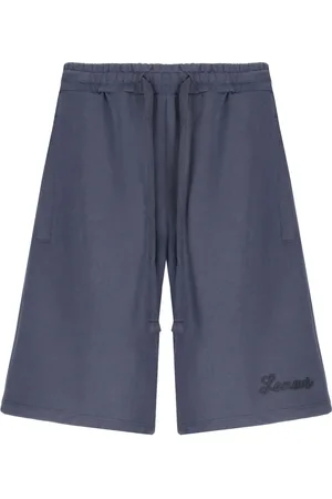 LANEUS Logo-embroidered track shorts