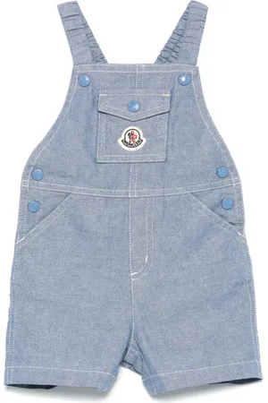 Moncler Logo-patch overalls