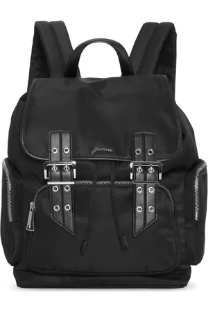 Ganni Logo-plaque backpack