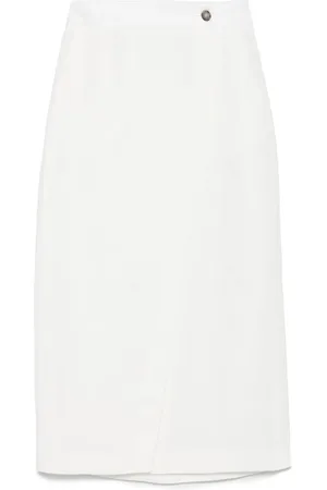 PESERICO SIGN Wrap midi skirt
