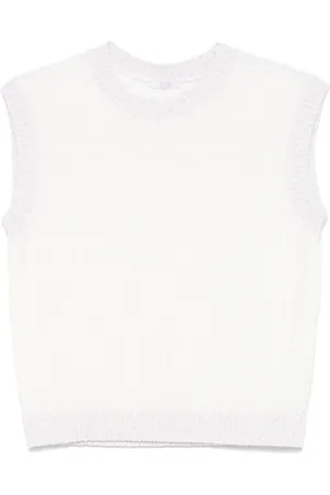 PESERICO SIGN Sequined knitted top