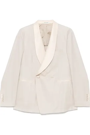 TAGLIATORE Patterned-jacquard blazer