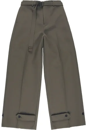SACAI Pressed-crease trousers