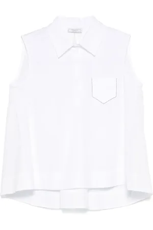 PESERICO SIGN Bead-embellished tank top