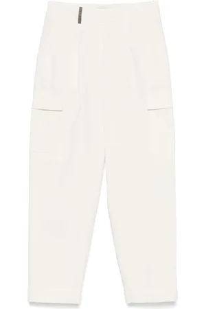 PESERICO SIGN Cotton cargo trousers