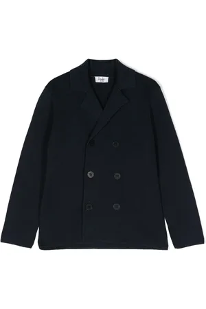 Il gufo Double-breasted knitted coat
