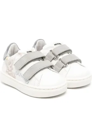 MONNALISA Dumbo-print leather sneakers