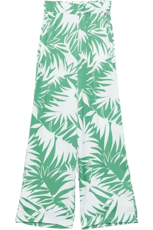 Liu Jo Palm tree-print trousers