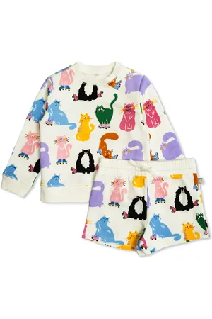 Stella McCartney Cat-print shorts set
