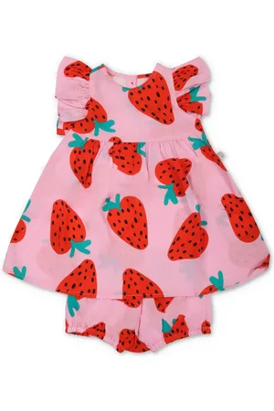 Stella McCartney Strawberry-print dress set