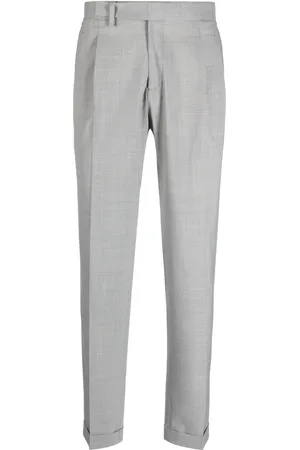 BRIGLIA Off-centre fastening trousers