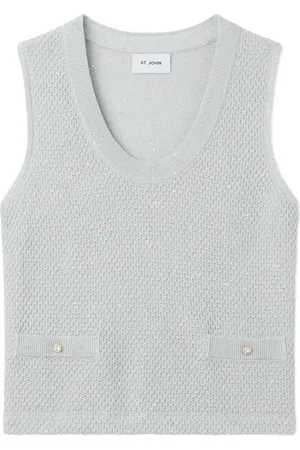 ST. JOHN Sequinned top