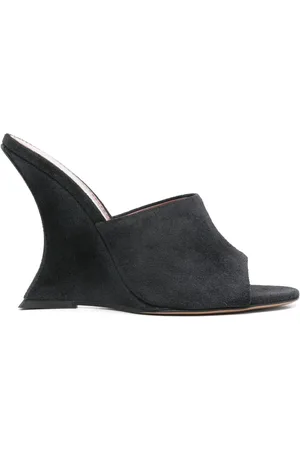 PARIS TEXAS 105mm suede mules