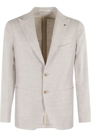 TAGLIATORE Brooch-detail blazer