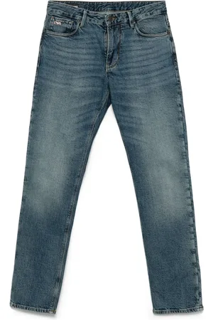 Emporio Armani Logo-plaque jeans