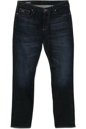 Emporio Armani Logo-plaque jeans