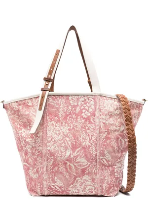 Golden Goose Toile de jouy-print canvas tote bag