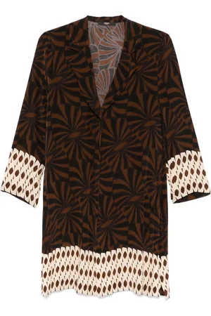 SEVENTY BY SERGIO TEGON Graphic-print overcoat