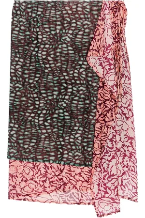 DRIES VAN NOTEN Layered midi skirt