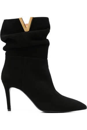 Via Roma 90mm suede boots