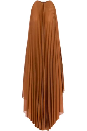 Serafini Pleated sleeveless dress