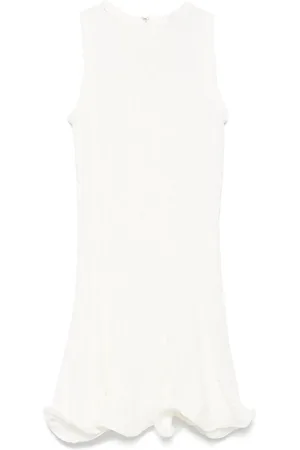 Msgm Textured-finish mini dress