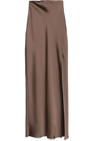 Patrizia Pepe Satined maxi skirt