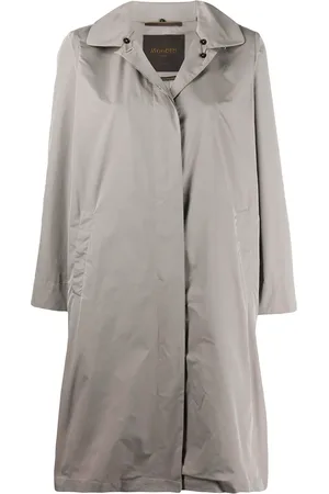 MOORER Long-sleeved trench coat