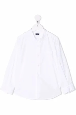Il gufo Long-sleeve poplin shirt