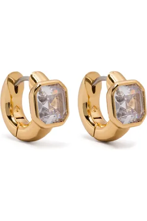 Kate Spade Keep Sparkling Asscher huggies