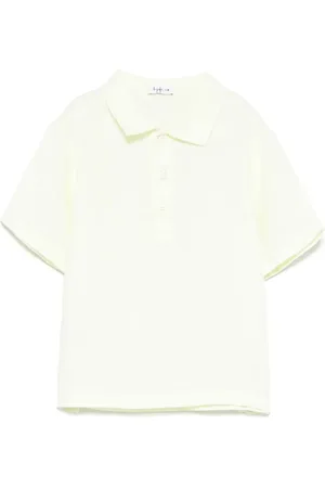 Il gufo Linen polo shirt