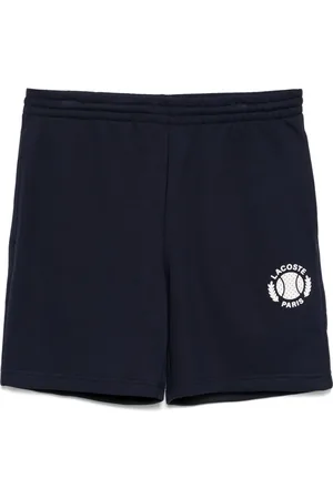 Lacoste 3D-print fleece shorts