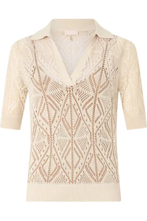 Liu Jo Crochet-knit top