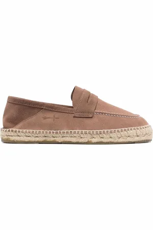 MANEBI Hamptions suede penny loafers